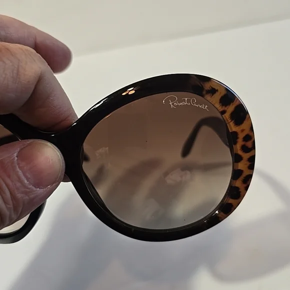 Roberto Cavali Ladies Full Moon Leopard Print Sunglasses - Picture 2 of 7